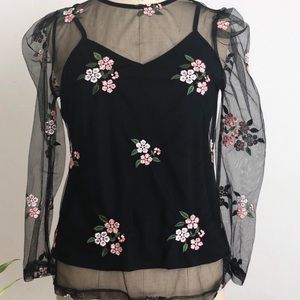 Embroidered Floral Blouse 🌸